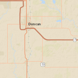 301 North 8th Street Duncan OK Street Map