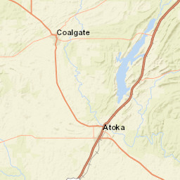 U.S. 69, Atoka, OK 74525, USA Street Map