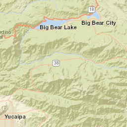 Big Bear, CA 92314, USA Street Map