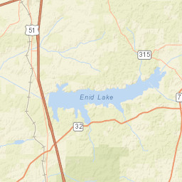 Interstate 55, Oakland, MS 38948, USA Street Map