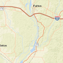 264 Co Rd 1463 Nettleton MS 38858 Street Map