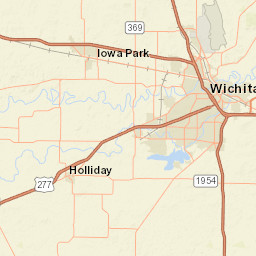 Wichita Falls Texas1969Barna Rd Street Map