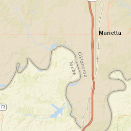 18 Hide-A-Way Ln Thackerville OK Street Map