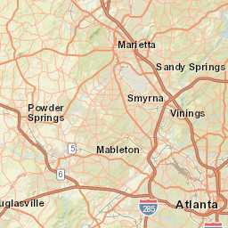 2844-2900 S Cobb Dr Smyrna GA Street Map