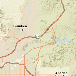 20146-20166 Beeline Hwy, Tonto National Forest, Fort McDowell Street Map
