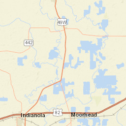 1000-1012 Olive Street, Moorhead, MS Street Map