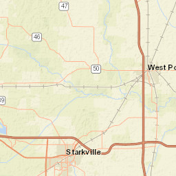 Cedar Bluff-Hebron Road, Pheba, MS 39755 Street Map