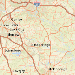 1674 GA-138 Conyers GA 30094 Street Map