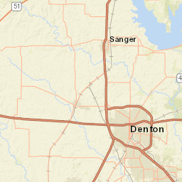 8213 Winding Stream Lane Denton TX Street Map