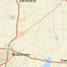 201 North Tennessee Street McKinney Street Map