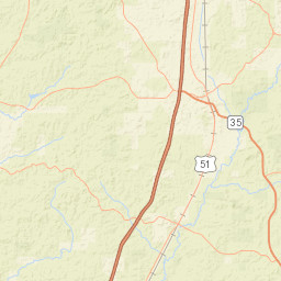 Interstate 55, Durant, MS 39063, USA Street Map