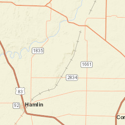 U.S. 83, Hamlin, TX 79520, USA Street Map