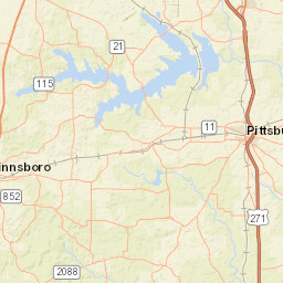 16601-16705 Farm to Market 852, Gilmer Street Map