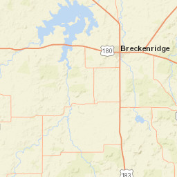 200 West Walker Street Breckenridge TX Street Map