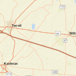 Interstate 20, Wills Point, TX 75169, America Street Map