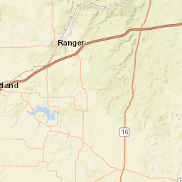 Interstate 20, Strawn, TX 76475, USA Street Map