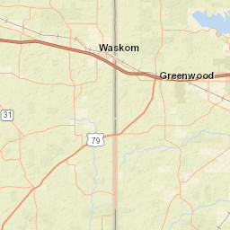 I- 20 Srv Road East, Waskom, TX 75692 Street Map