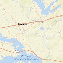TX-309 Kerens TX 75144 America Street Map