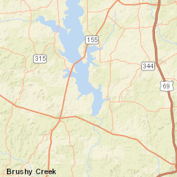 County Road 3607, Brownsboro, TX 75756 Street Map