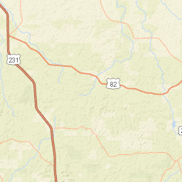 Highway 6, Fitzpatrick, AL 36029, USA Street Map