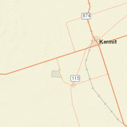 Highway 18, Kermit, TX 79745, USA Street Map