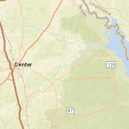 Farm-to-Market 139, Sabine National Forest Street Map