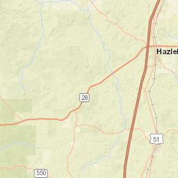 13622-13858 Old Port Gibson Road, Hazlehurst Street Map