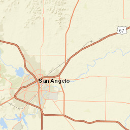 339 South Oakes Street San Angelo TX Street Map