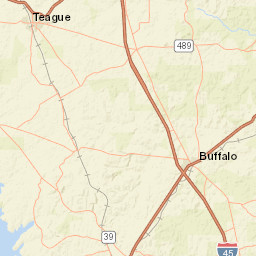 Interstate 45, Teague, TX 75860, USA Street Map