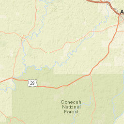 Conecuh County 6, Evergreen, AL 36401 Street Map