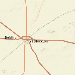 Interstate 10, Fort Stockton, TX 79735 Street Map