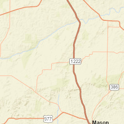 Texas 29, Mason, TX 76856, USA Street Map