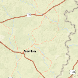 Farm to Market 2991, Burkeville, TX Street Map