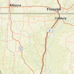 7126-7950 County Road 97A, McDavid, FL Street Map