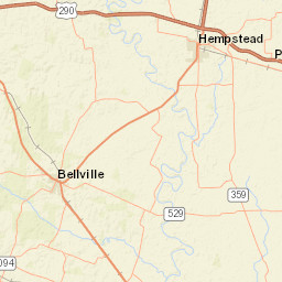 1-101 W Main St, Bellville, TX 77418, USA Street Map