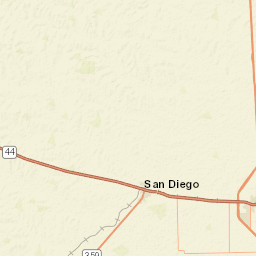 200 South Doctor East E Dunlap Street, San Diego Street Map