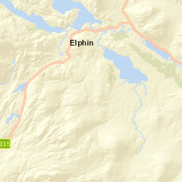 A835, Ullapool, Highland IV26, UK Street Map