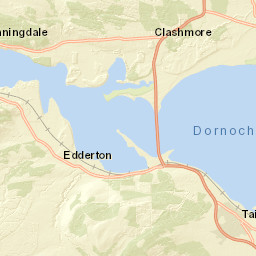 1, Tain, Highland IV19, UK Street Map