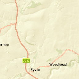 2 Greenmyres Cottages, Fyvie, Turriff, Aberdeenshire  Street Map