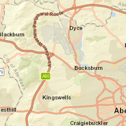 Bakiebutts View, Aberdeen, Aberdeen City Street Map