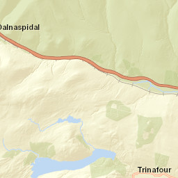 A9, Cairngorms National Park, Pitlochry, Perth and Kinross PH Street Map
