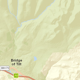 National Route 7, Cairngorms National Park Street Map