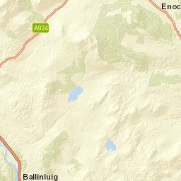 A924, Pitlochry, Perth and Kinross PH16, UK Street Map