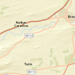 A933, Arbroath, Angus DD11, UK Street Map