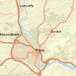 A989, Perth, Perth and Kinross PH1 5LD, UK Street Map