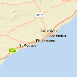 B9171, Anstruther, Fife KY10, UK Street Map