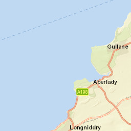 A198, Longniddry, East Lothian EH32, UK Street Map