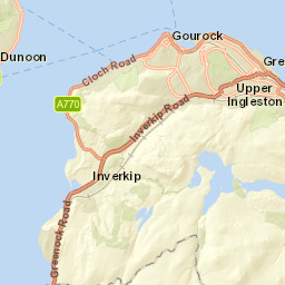 Station Road, Gourock, Inverclyde PA19 Street Map