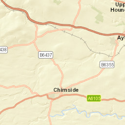 A6105, Duns, Scottish Borders TD11, UK Street Map