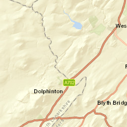 A702, West Linton, Scottish Borders EH46 Street Map